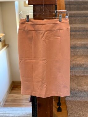 White House Black Market Rose-Pink Pencil Skirt